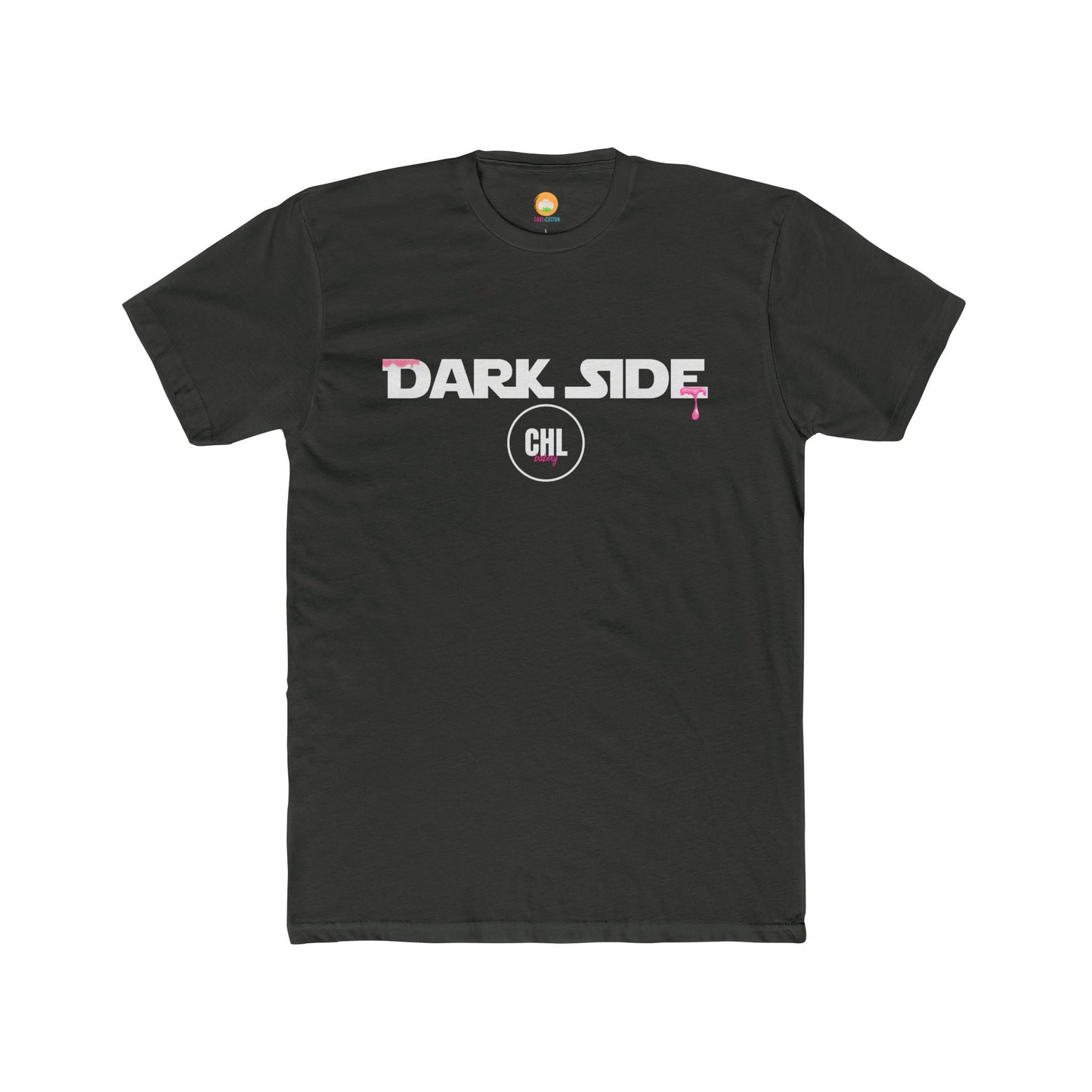 Unisex Cotton Crew Tee - 'Dark Side' Graphic Tee for Casual Style