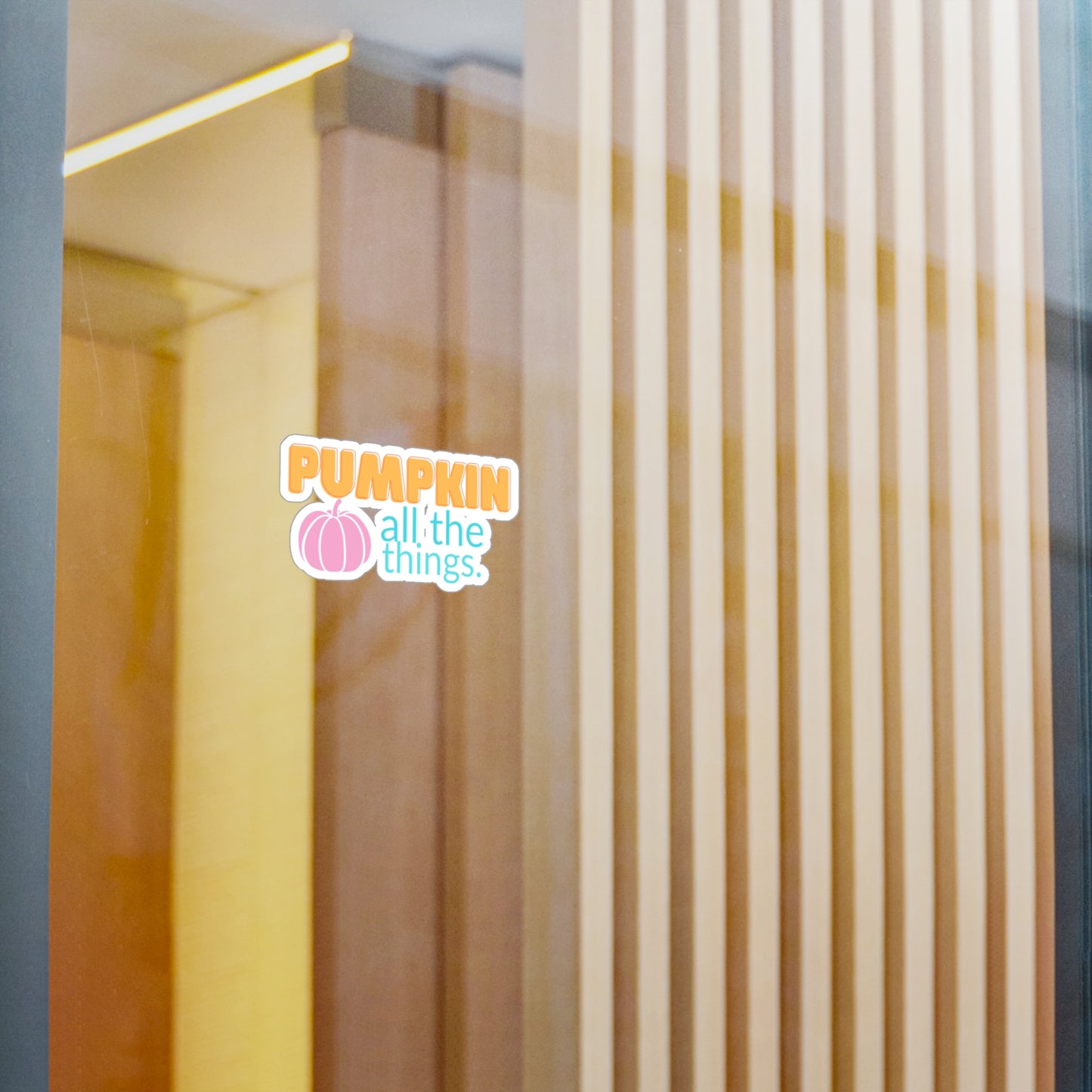 Pumpkin all the things sticker