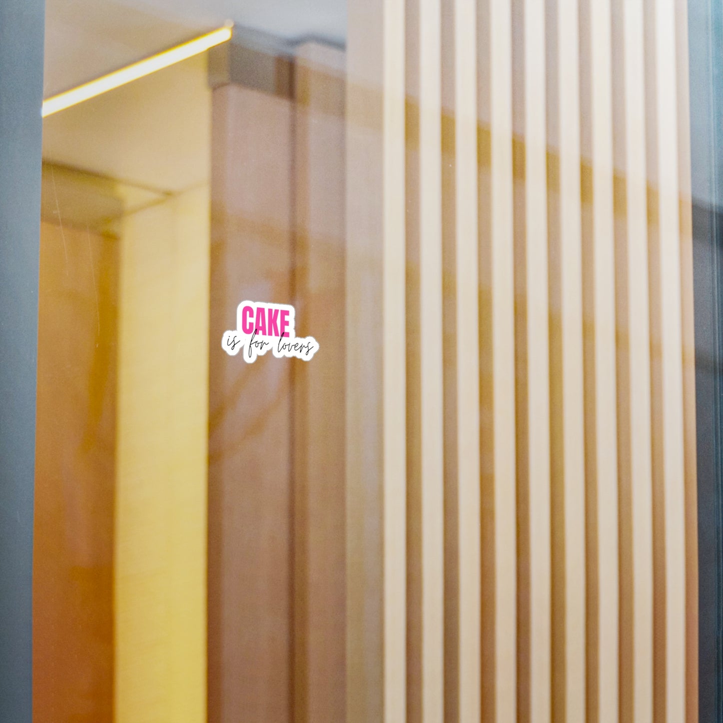 Cake Is For Lovers Sticker