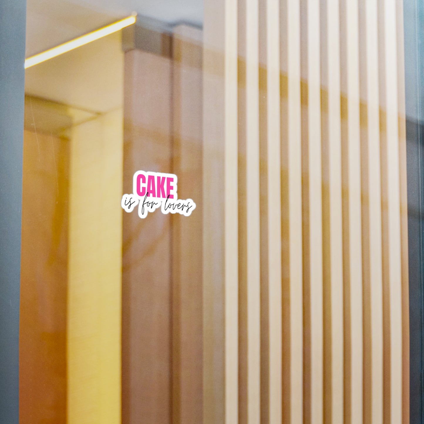 Cake Is For Lovers Sticker